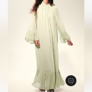 H&M Pleated Kaftan Dress